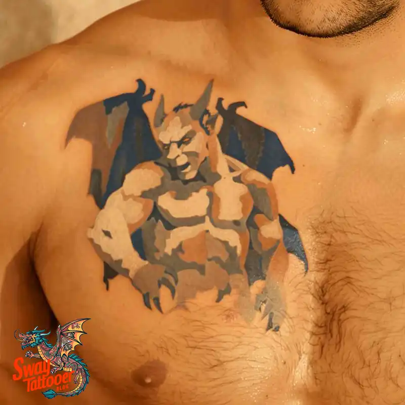 140 Gargoyle Tattoo Designs: Mythic Ink with Gothic Appeal 92 gargoyle tattoo
