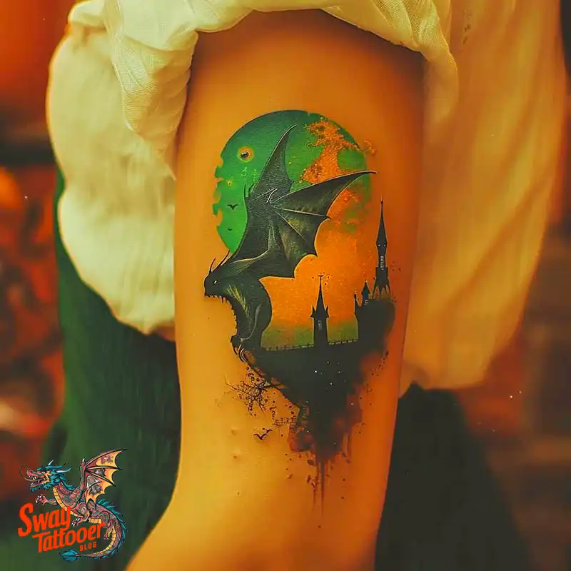 140 Gargoyle Tattoo Designs: Mythic Ink with Gothic Appeal 132 gargoyle tattoo
