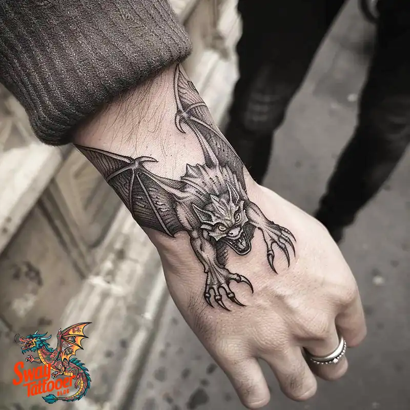 140 Gargoyle Tattoo Designs: Mythic Ink with Gothic Appeal 67 gargoyle tattoo