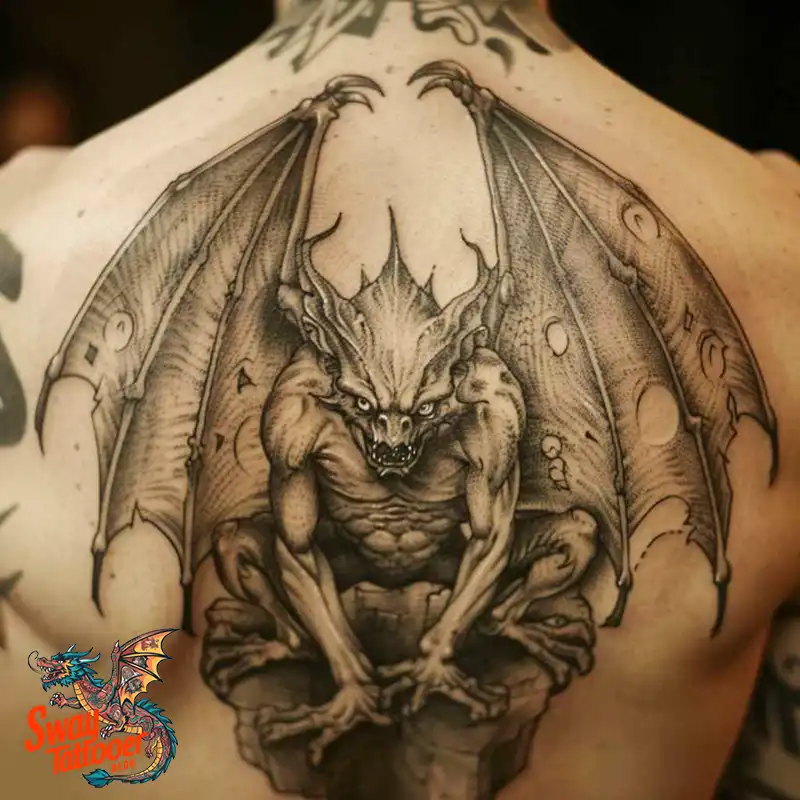 140 Gargoyle Tattoo Designs: Mythic Ink with Gothic Appeal 64 gargoyle tattoo