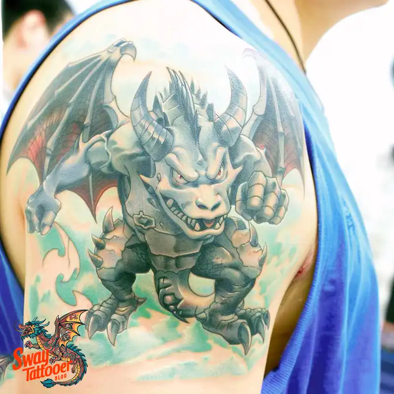 140 Gargoyle Tattoo Designs: Mythic Ink with Gothic Appeal 60 gargoyle tattoo