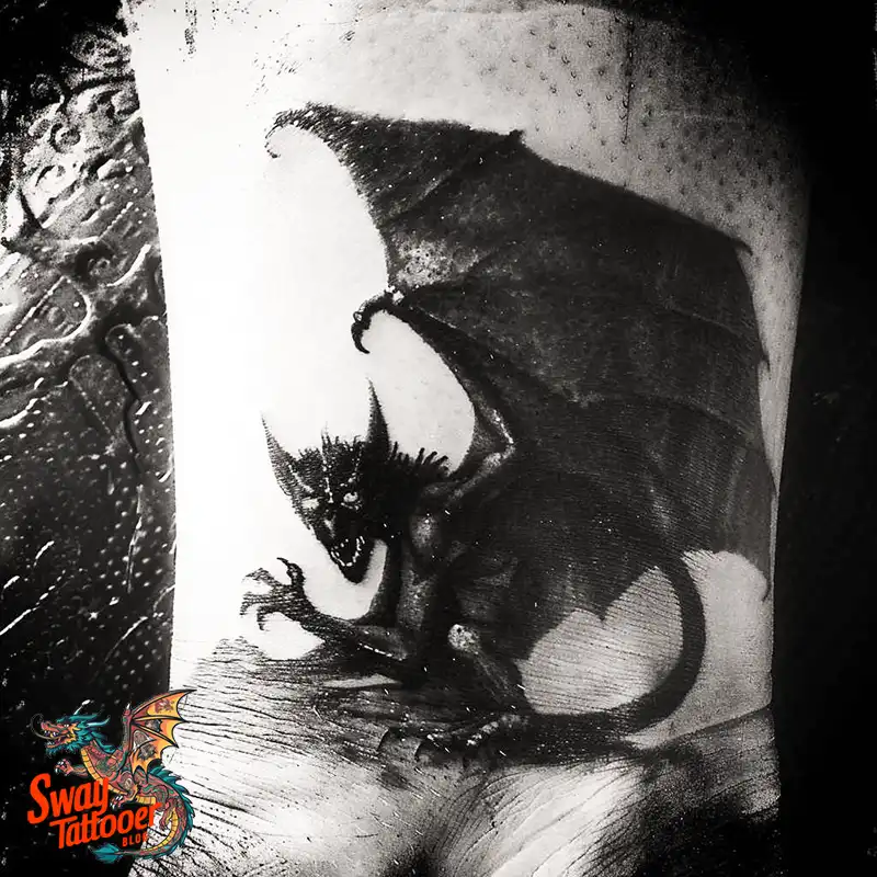 140 Gargoyle Tattoo Designs: Mythic Ink with Gothic Appeal 129 gargoyle tattoo