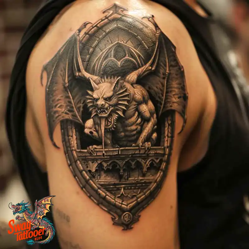 140 Gargoyle Tattoo Designs: Mythic Ink with Gothic Appeal 50 gargoyle tattoo
