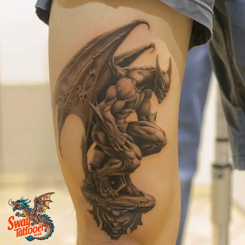 140 Gargoyle Tattoo Designs: Mythic Ink with Gothic Appeal 48 gargoyle tattoo