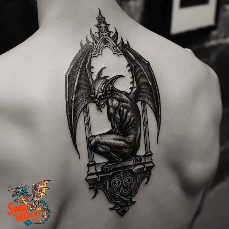 140 Gargoyle Tattoo Designs: Mythic Ink with Gothic Appeal 44 gargoyle tattoo