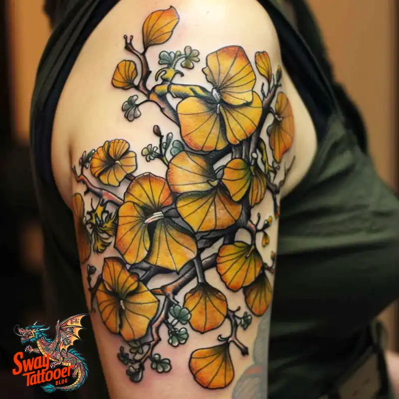 80 Ginkgo Tattoo Design Ideas, Symbolism and Styles 70 Ginkgo Tattoo