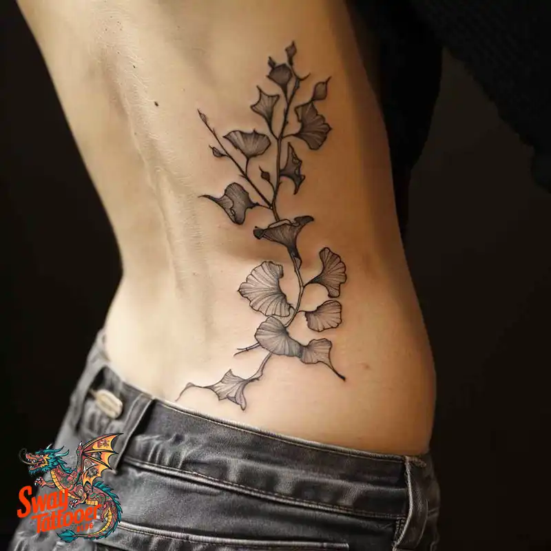 80 Ginkgo Tattoo Design Ideas, Symbolism and Styles 66 Ginkgo Tattoo
