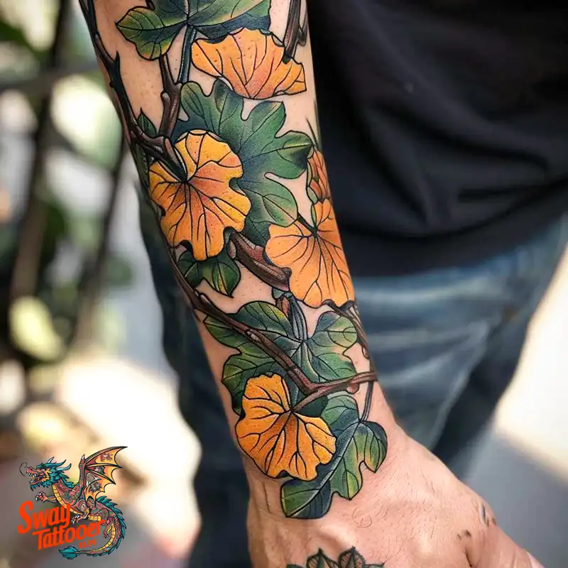 80 Ginkgo Tattoo Design Ideas, Symbolism and Styles 55 Ginkgo Tattoo