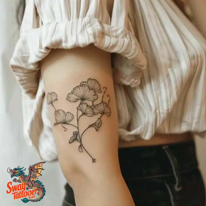 80 Ginkgo Tattoo Design Ideas, Symbolism and Styles 45 Ginkgo Tattoo