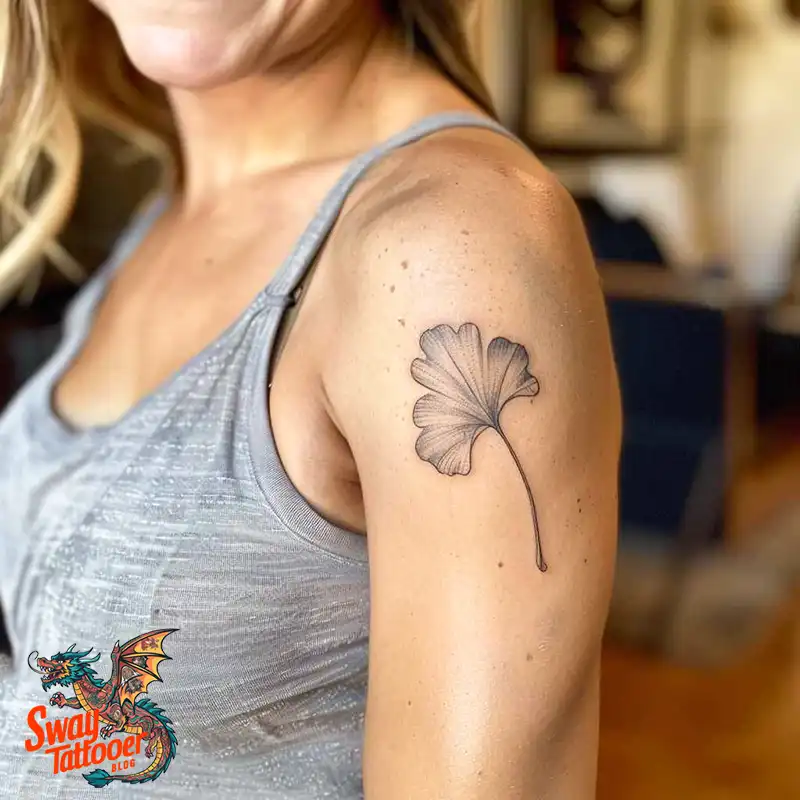 80 Ginkgo Tattoo Design Ideas, Symbolism and Styles 47 Ginkgo Tattoo