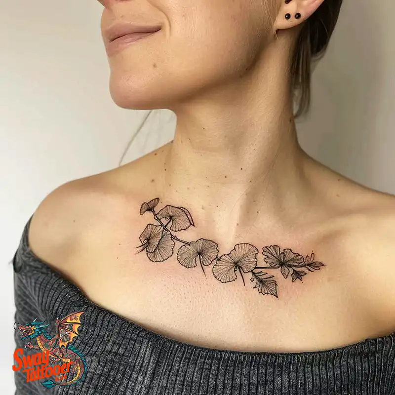 80 Ginkgo Tattoo Design Ideas, Symbolism and Styles 27 Ginkgo Tattoo
