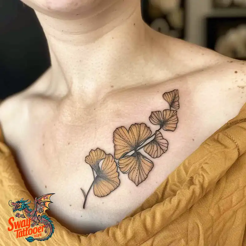 80 Ginkgo Tattoo Design Ideas, Symbolism and Styles 26 Ginkgo Tattoo