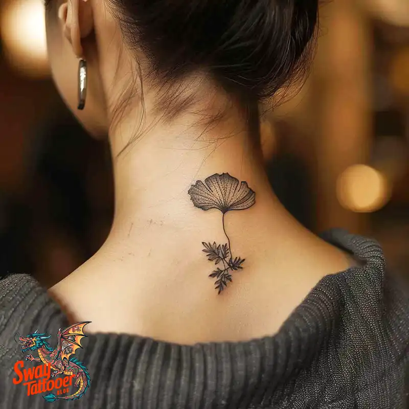 80 Ginkgo Tattoo Design Ideas, Symbolism and Styles 22 Ginkgo Tattoo
