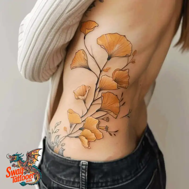 80 Ginkgo Tattoo Design Ideas, Symbolism and Styles 20 Ginkgo Tattoo