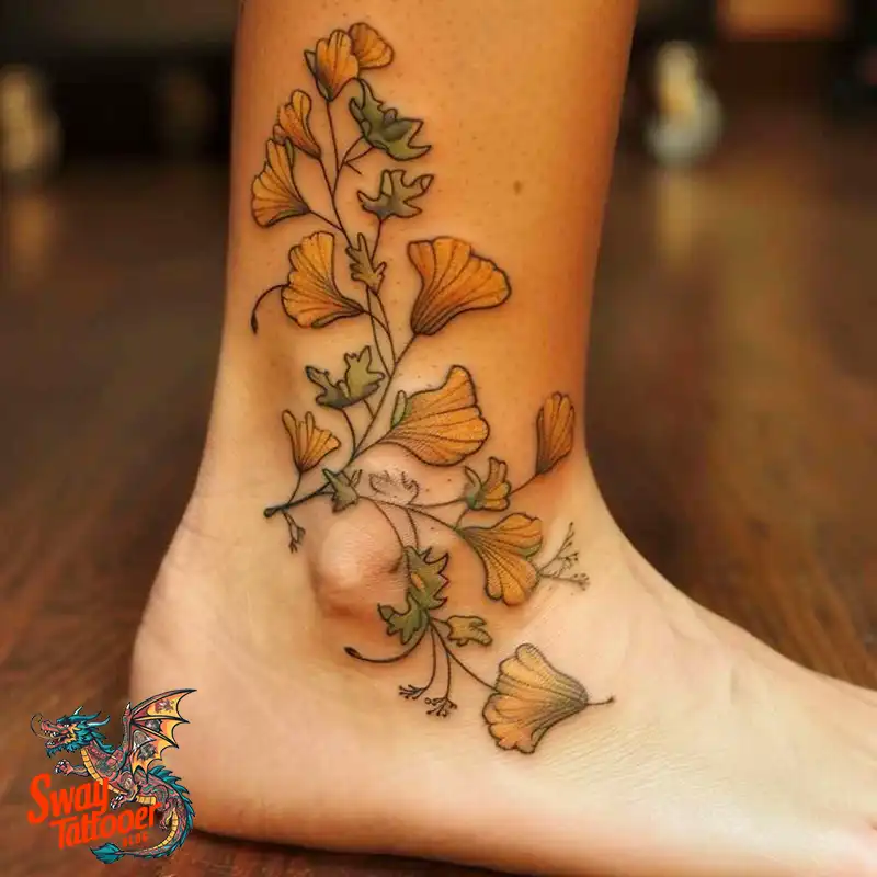 80 Ginkgo Tattoo Design Ideas, Symbolism and Styles 73 Ginkgo Tattoo