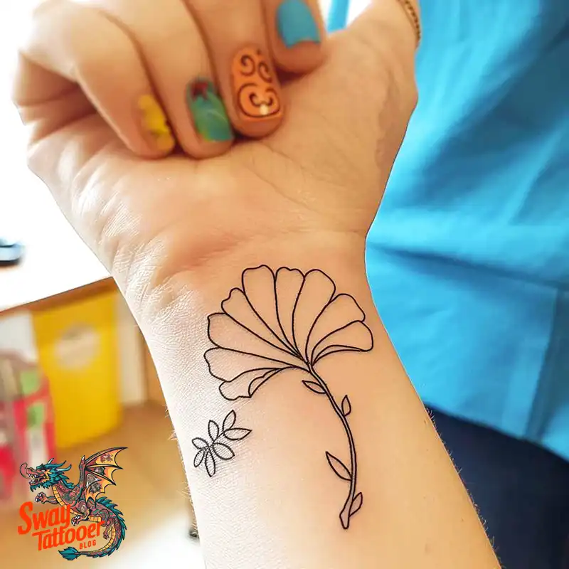 80 Ginkgo Tattoo Design Ideas, Symbolism and Styles 14 Ginkgo Tattoo