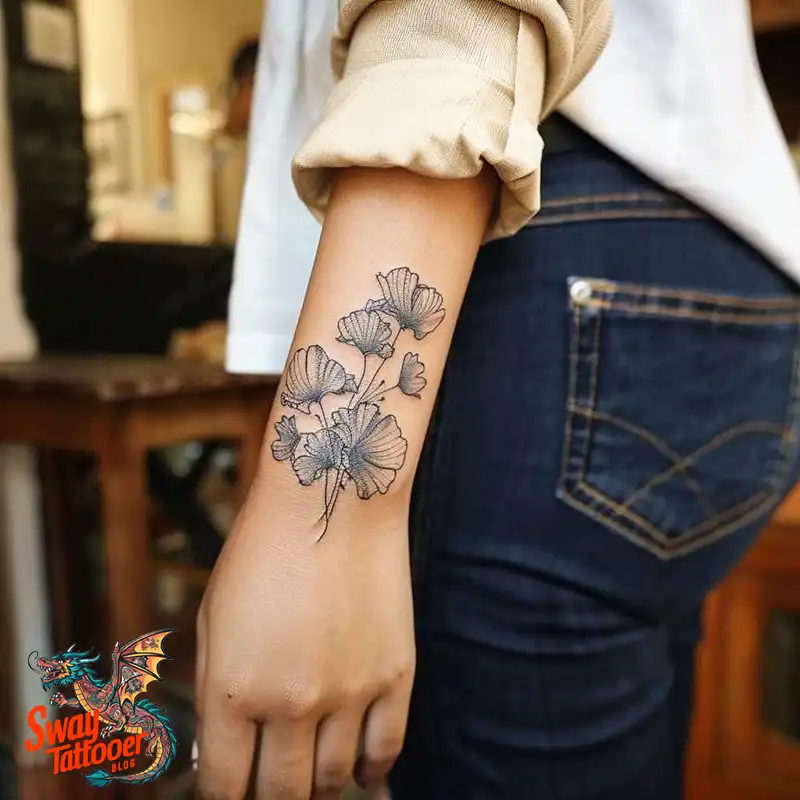 80 Ginkgo Tattoo Design Ideas, Symbolism and Styles 12 Ginkgo Tattoo