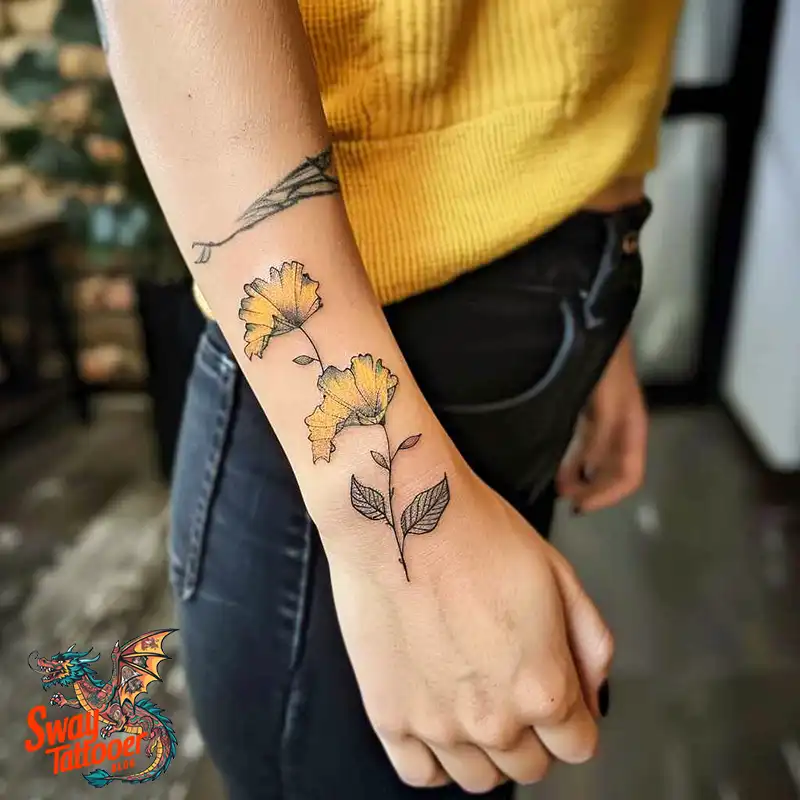 80 Ginkgo Tattoo Design Ideas, Symbolism and Styles 10 Ginkgo Tattoo
