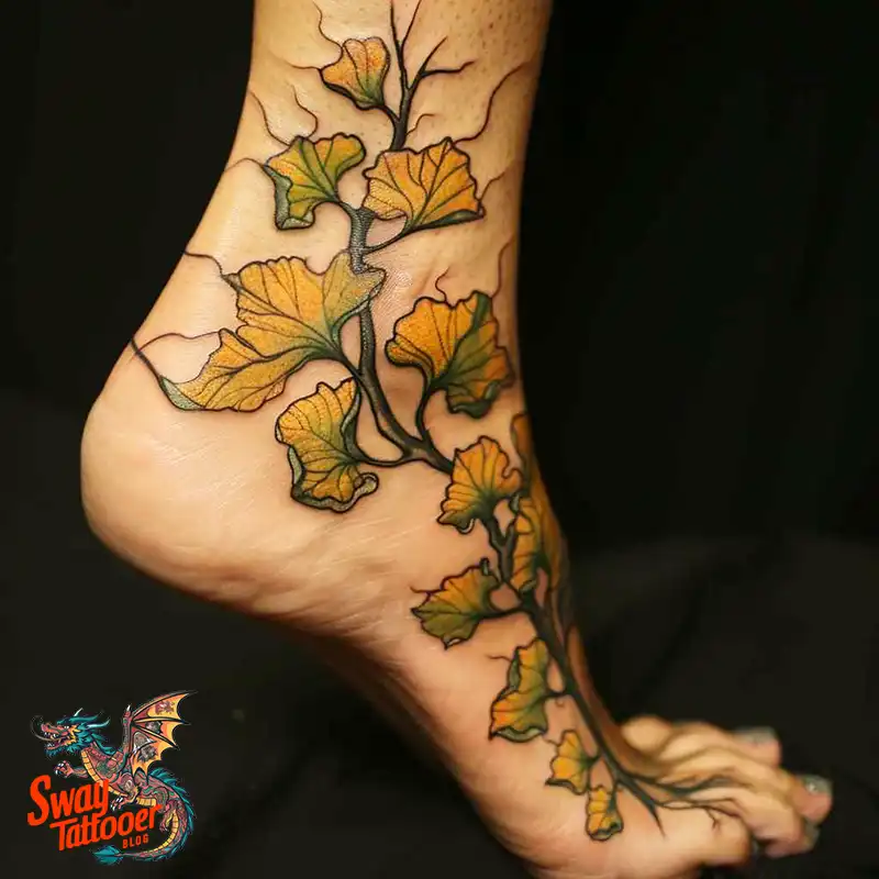 80 Ginkgo Tattoo Design Ideas, Symbolism and Styles 61 Ginkgo Tattoo