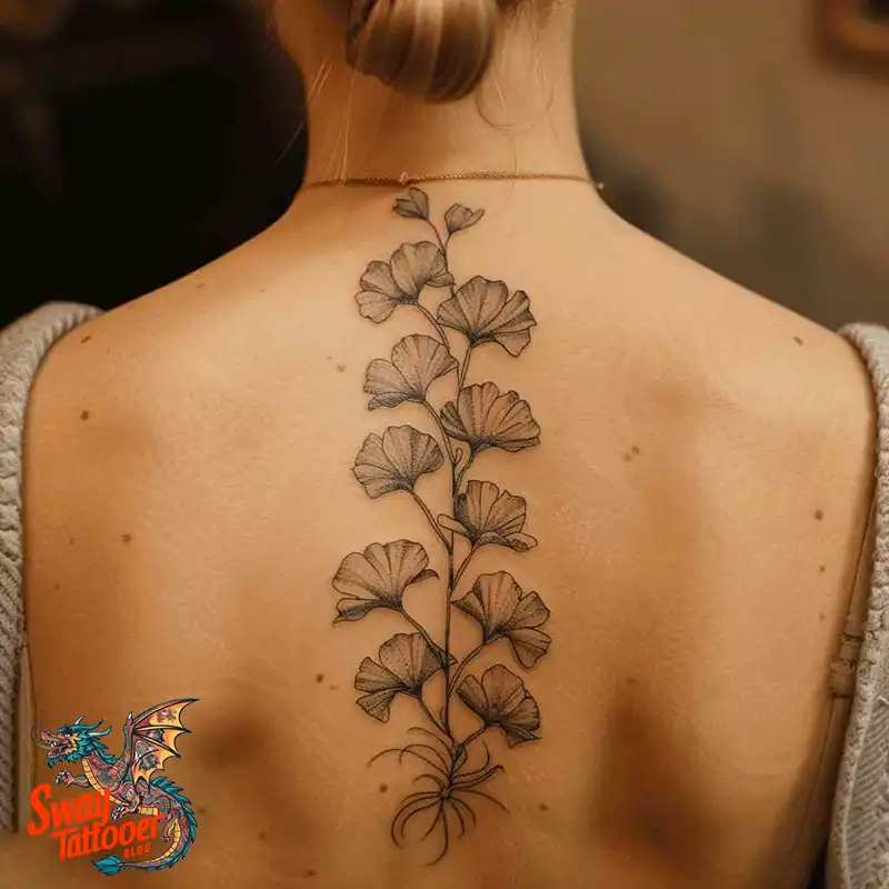 80 Ginkgo Tattoo Design Ideas, Symbolism and Styles 4 Ginkgo Tattoo