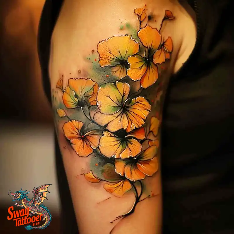 80 Ginkgo Tattoo Design Ideas, Symbolism and Styles 71 Ginkgo Tattoo