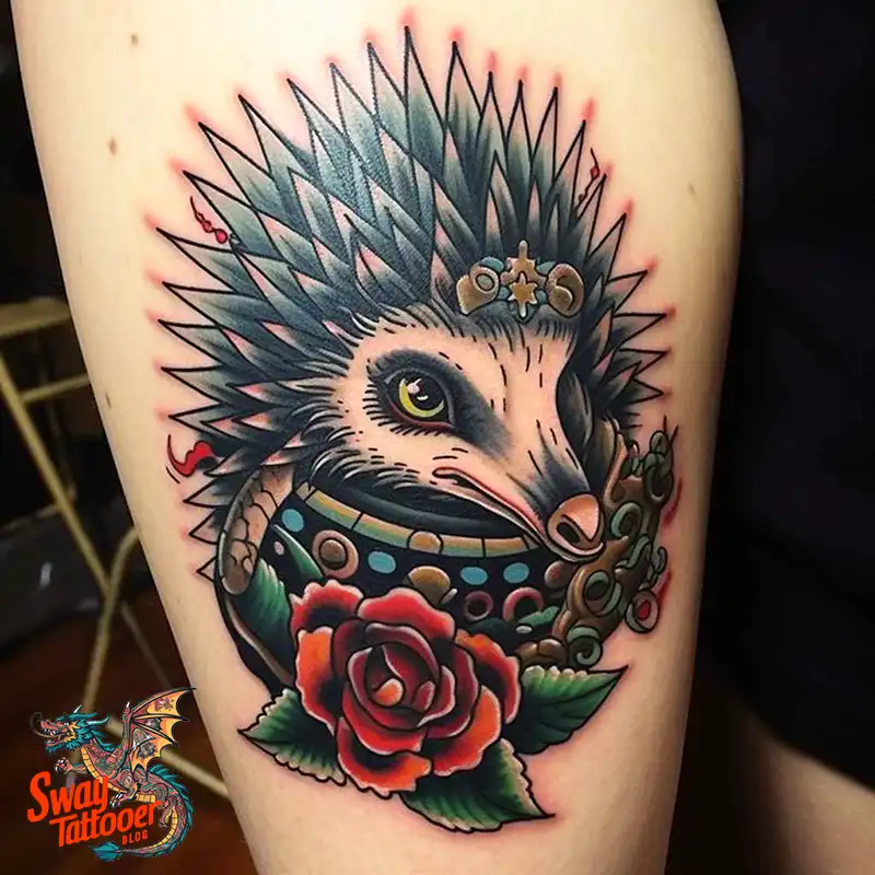 50 Best Hedgehog Tattoo Designs: A Symbol of Resilience 41 hedgehog tattoo