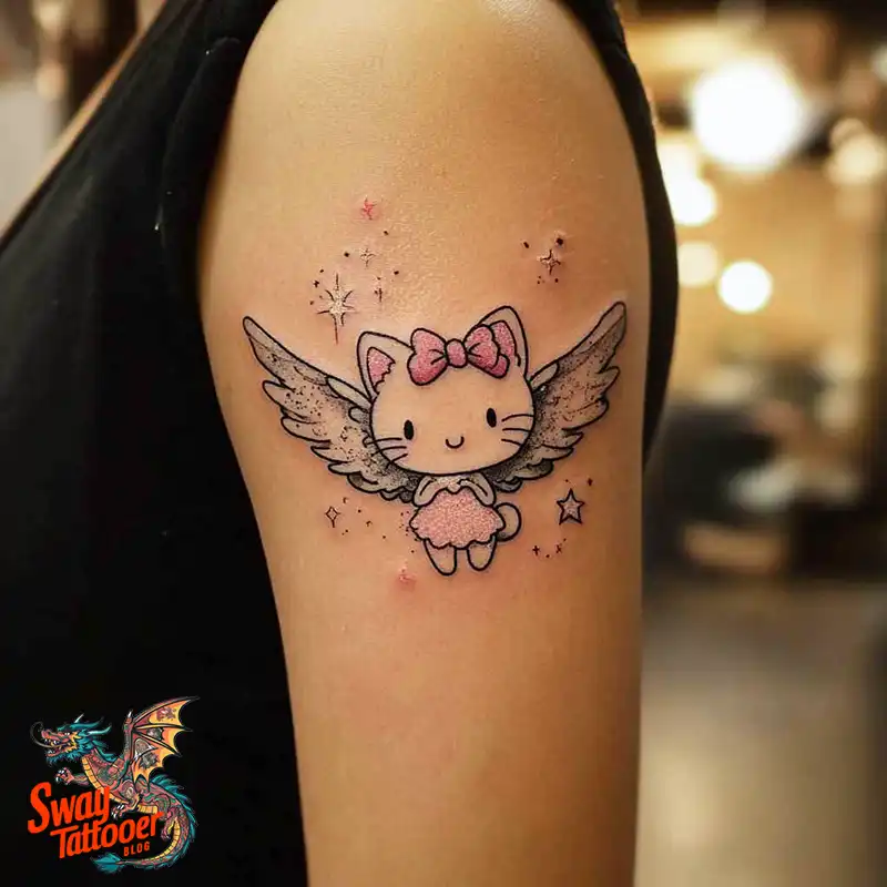 150 Hello Kitty Tattoo Ideas: Cute, Kawaii Designs & Meaning 137 Hello Kitty Tattoo