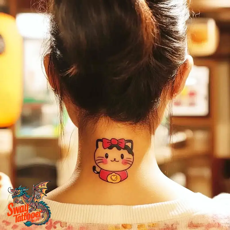 150 Hello Kitty Tattoo Ideas: Cute, Kawaii Designs & Meaning 47 Hello Kitty Tattoo