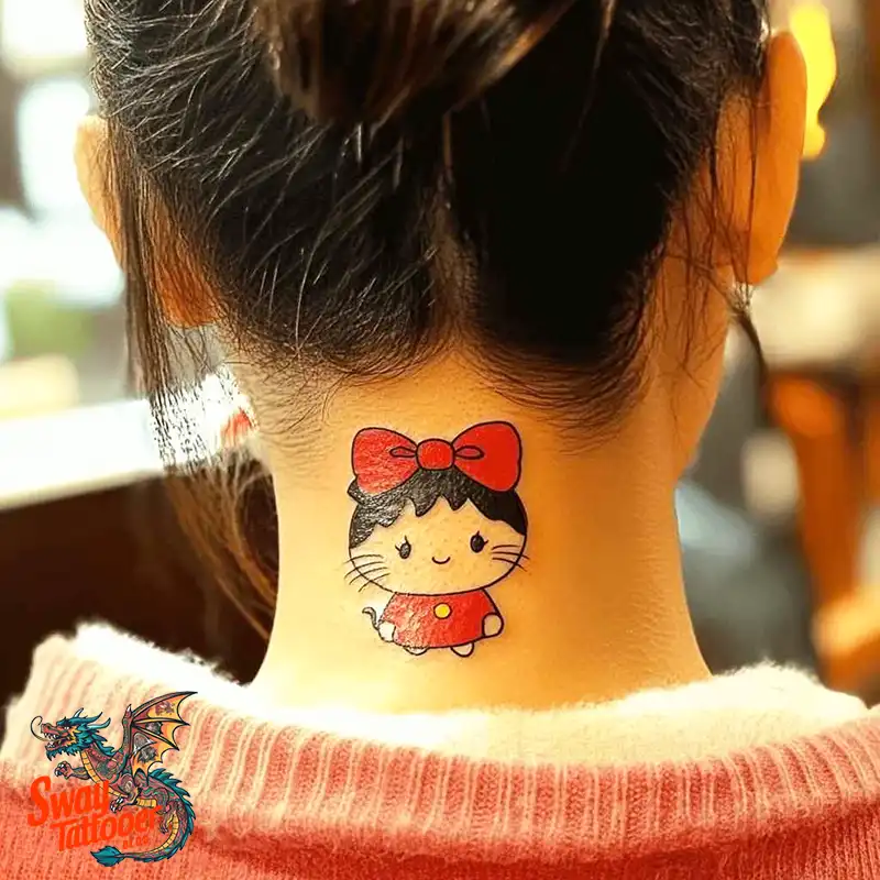 150 Hello Kitty Tattoo Ideas: Cute, Kawaii Designs & Meaning 43 Hello Kitty Tattoo