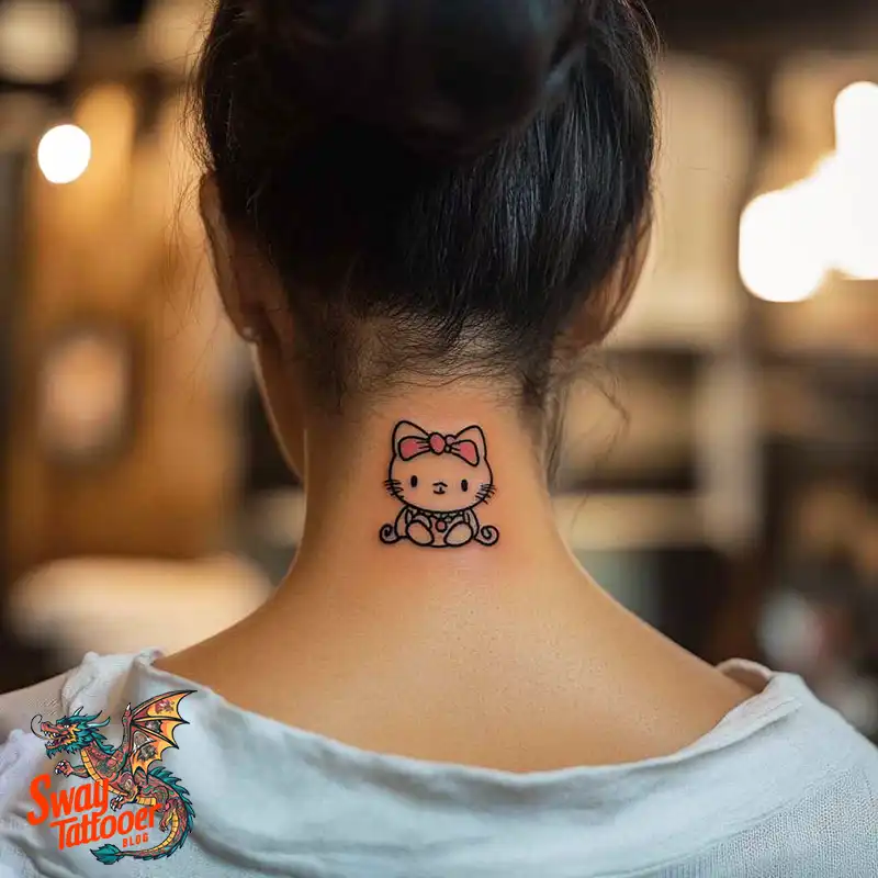 150 Hello Kitty Tattoo Ideas: Cute, Kawaii Designs & Meaning 38 Hello Kitty Tattoo