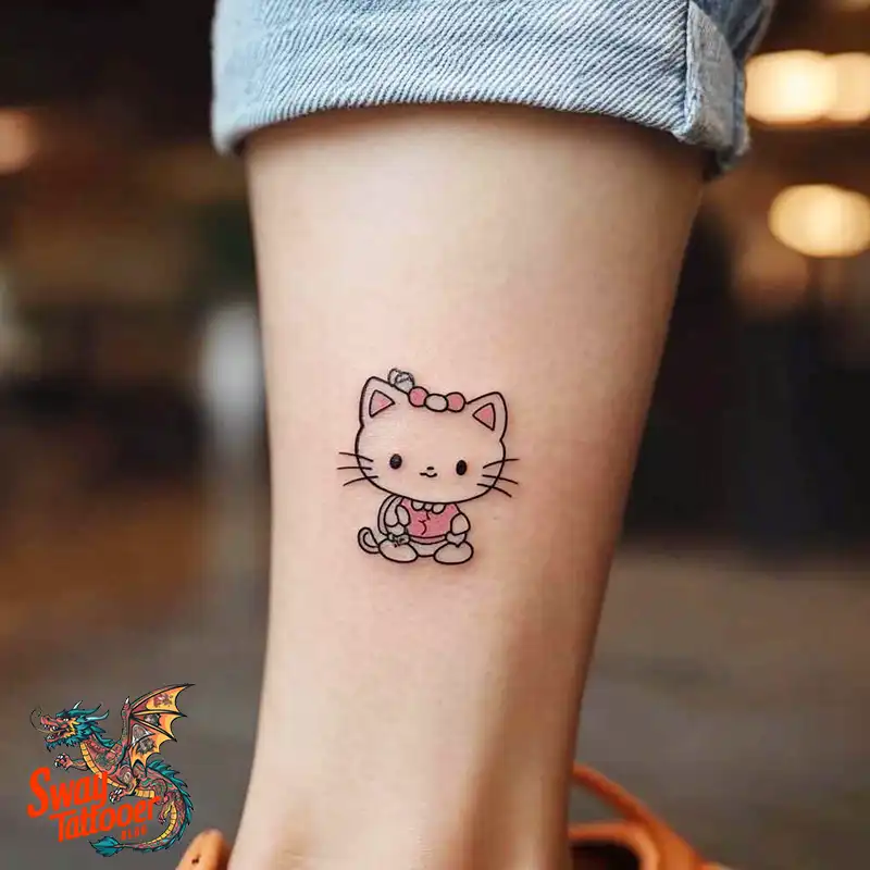 150 Hello Kitty Tattoo Ideas: Cute, Kawaii Designs & Meaning 148 Hello Kitty Tattoo