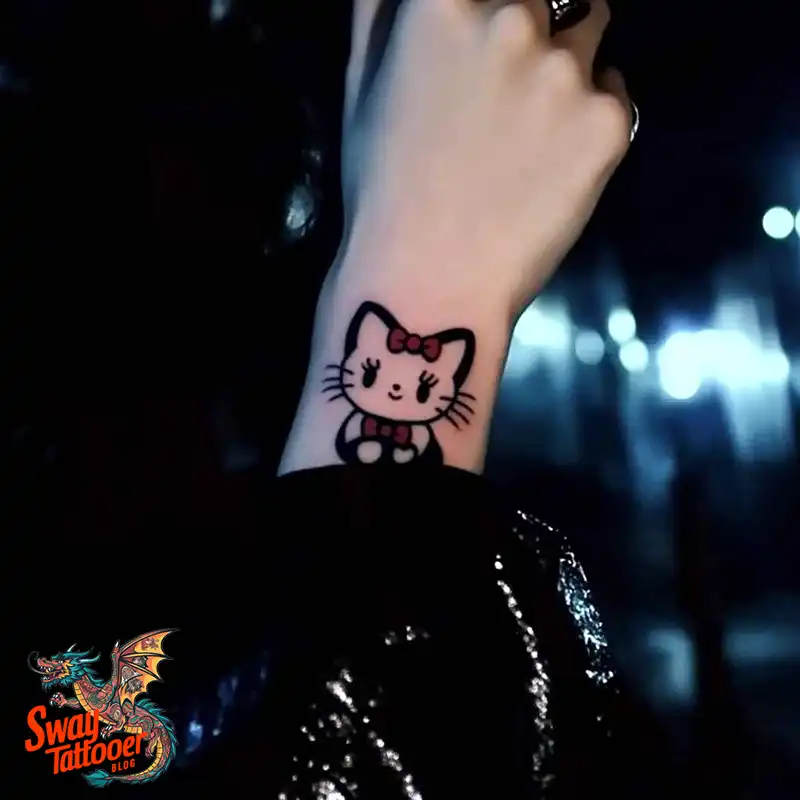 150 Hello Kitty Tattoo Ideas: Cute, Kawaii Designs & Meaning 33 Hello Kitty Tattoo