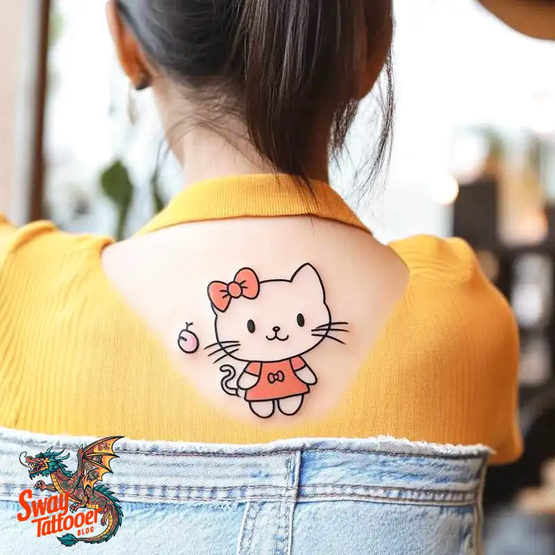 150 Hello Kitty Tattoo Ideas: Cute, Kawaii Designs & Meaning 20 Hello Kitty Tattoo