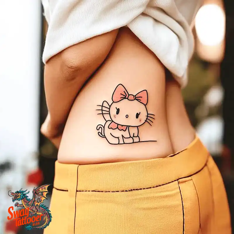 150 Hello Kitty Tattoo Ideas: Cute, Kawaii Designs & Meaning 19 Hello Kitty Tattoo