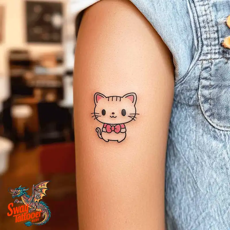 150 Hello Kitty Tattoo Ideas: Cute, Kawaii Designs & Meaning 15 Hello Kitty Tattoo