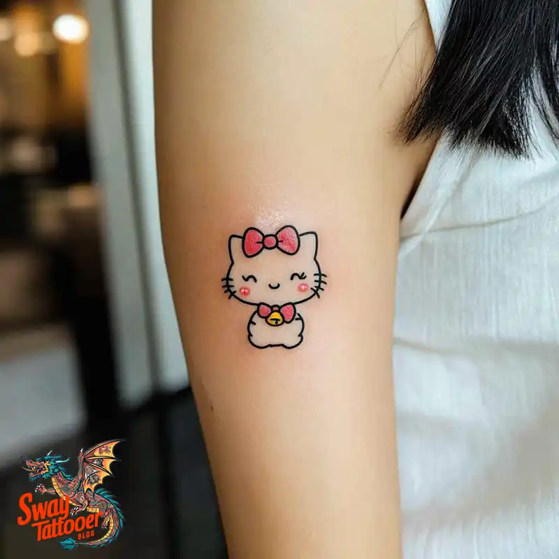 150 Hello Kitty Tattoo Ideas: Cute, Kawaii Designs & Meaning 13 Hello Kitty Tattoo