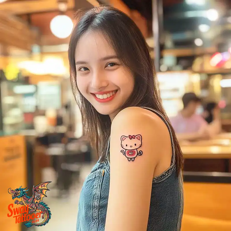 150 Hello Kitty Tattoo Ideas: Cute, Kawaii Designs & Meaning 12 Hello Kitty Tattoo