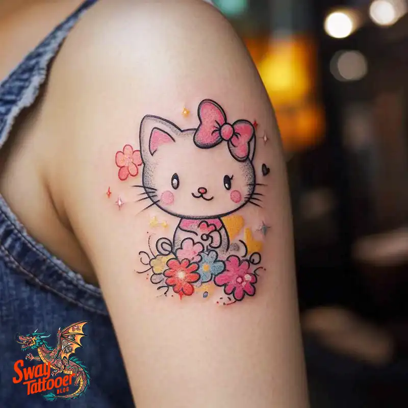 150 Hello Kitty Tattoo Ideas: Cute, Kawaii Designs & Meaning 152 Hello Kitty Tattoo