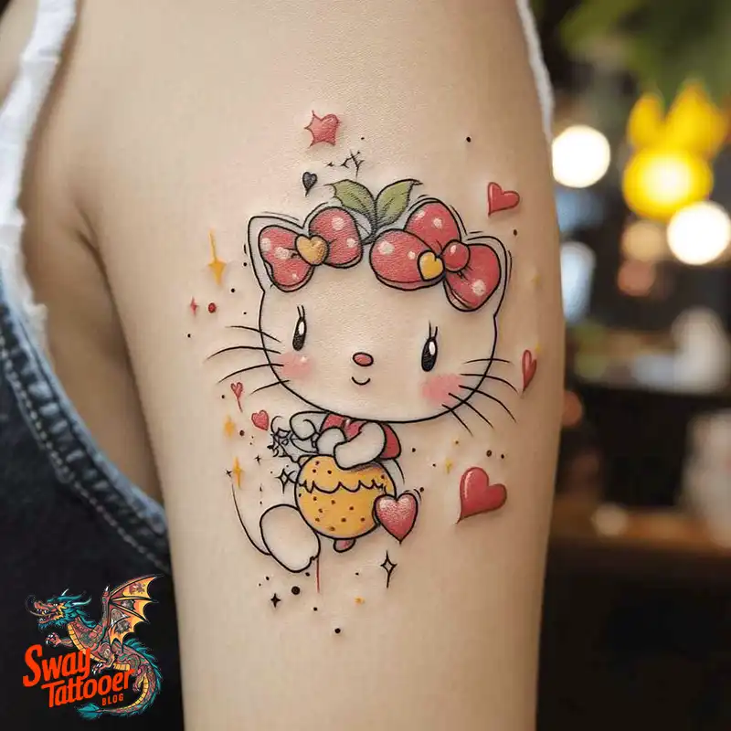 150 Hello Kitty Tattoo Ideas: Cute, Kawaii Designs & Meaning 153 Hello Kitty Tattoo