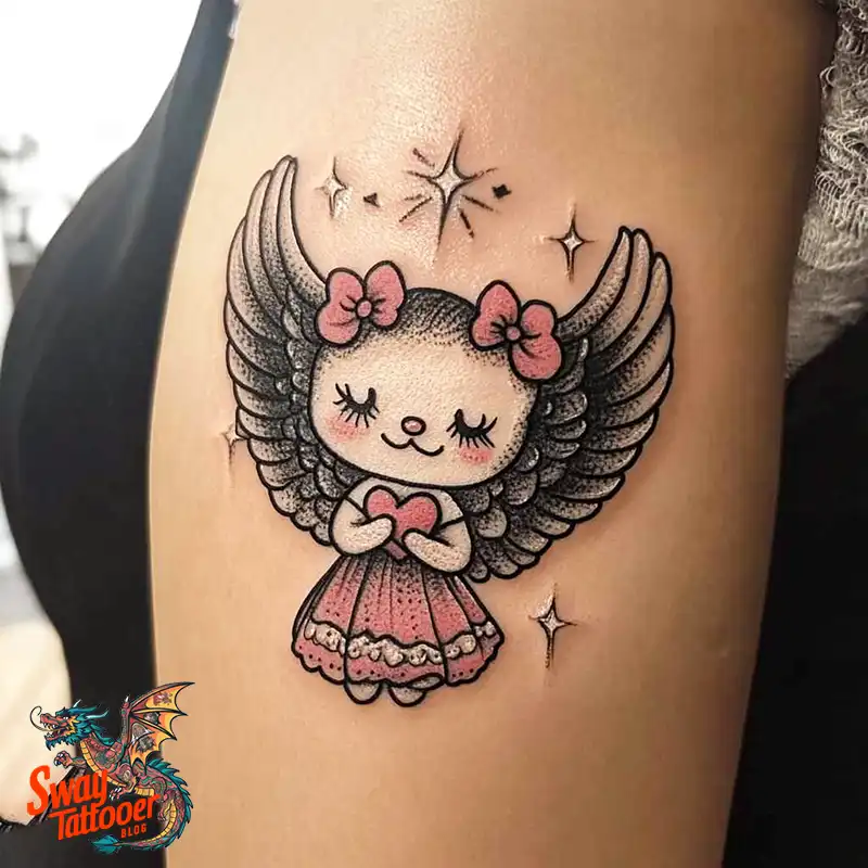 150 Hello Kitty Tattoo Ideas: Cute, Kawaii Designs & Meaning 138 Hello Kitty Tattoo