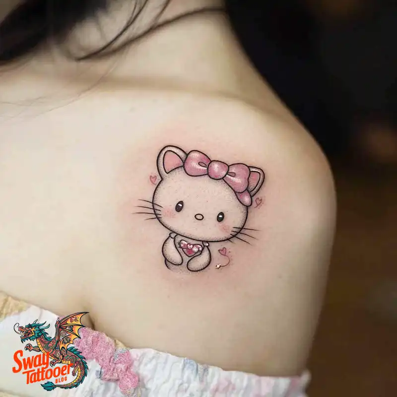 150 Hello Kitty Tattoo Ideas: Cute, Kawaii Designs & Meaning 134 Hello Kitty Tattoo