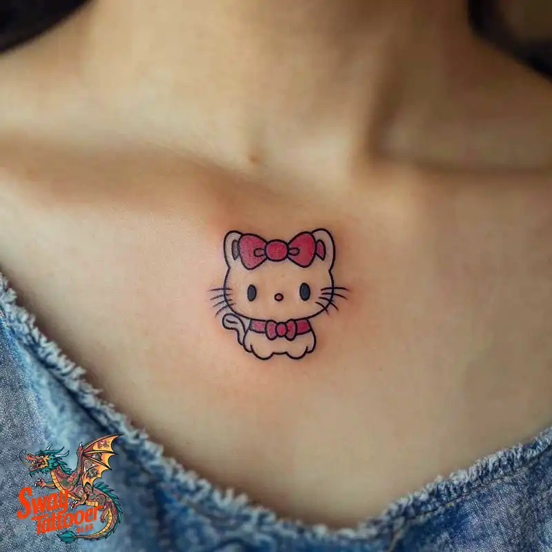 150 Hello Kitty Tattoo Ideas: Cute, Kawaii Designs & Meaning 133 Hello Kitty Tattoo