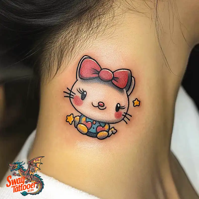150 Hello Kitty Tattoo Ideas: Cute, Kawaii Designs & Meaning 128 Hello Kitty Tattoo