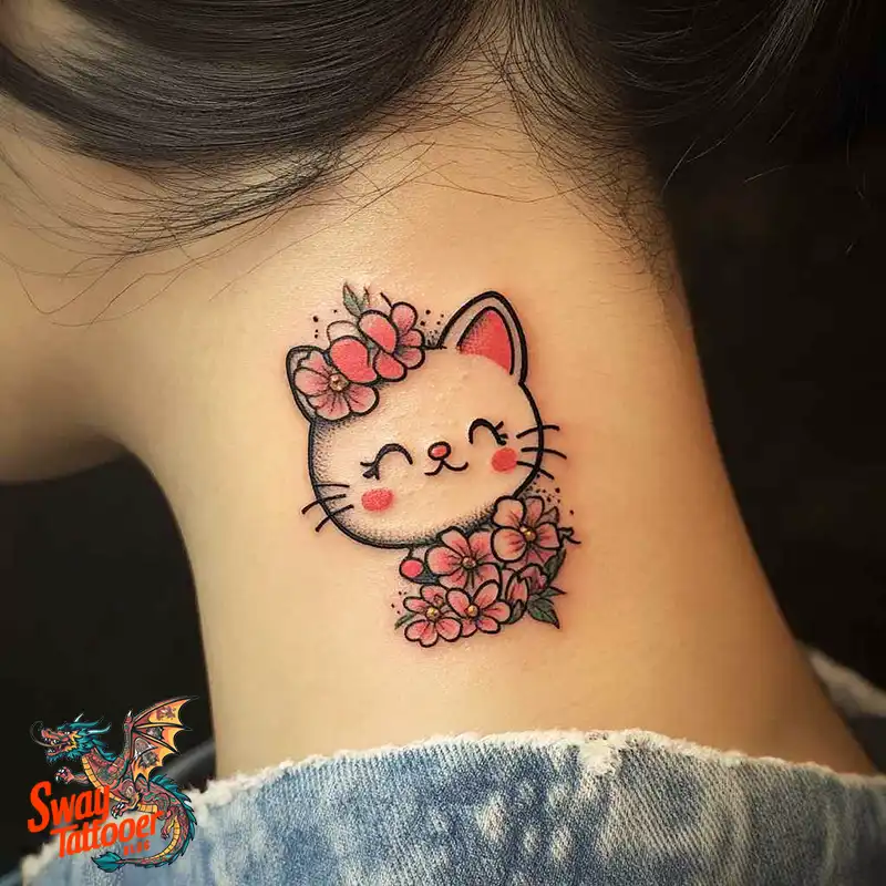 150 Hello Kitty Tattoo Ideas: Cute, Kawaii Designs & Meaning 126 Hello Kitty Tattoo