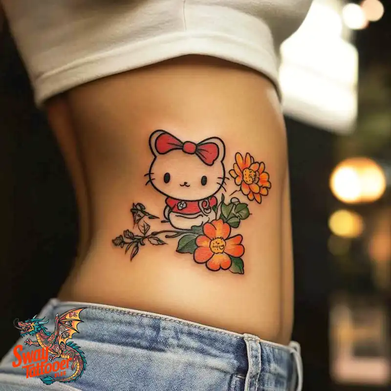 150 Hello Kitty Tattoo Ideas: Cute, Kawaii Designs & Meaning 125 Hello Kitty Tattoo
