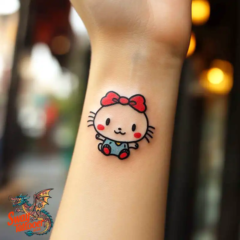 150 Hello Kitty Tattoo Ideas: Cute, Kawaii Designs & Meaning 121 Hello Kitty Tattoo