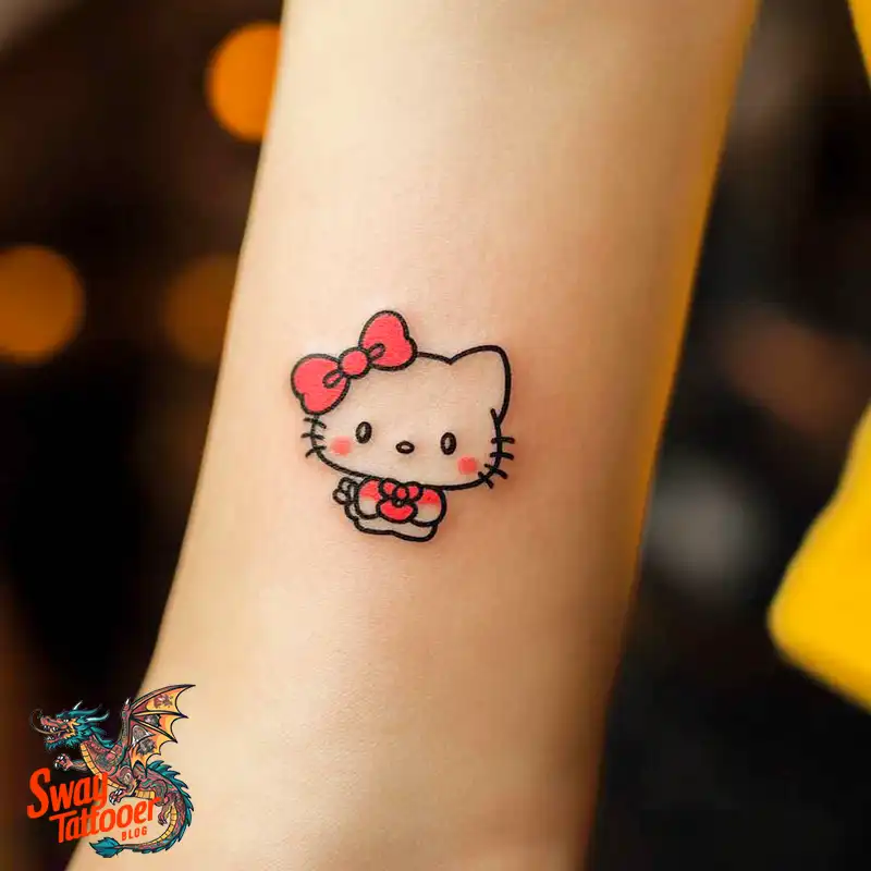 150 Hello Kitty Tattoo Ideas: Cute, Kawaii Designs & Meaning 116 Hello Kitty Tattoo
