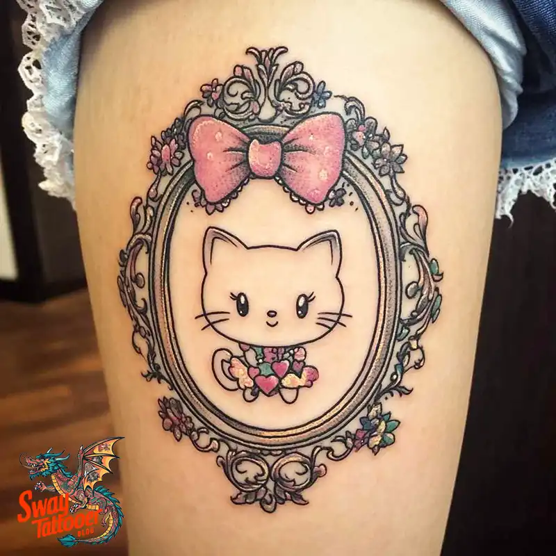 150 Hello Kitty Tattoo Ideas: Cute, Kawaii Designs & Meaning 111 Hello Kitty Tattoo