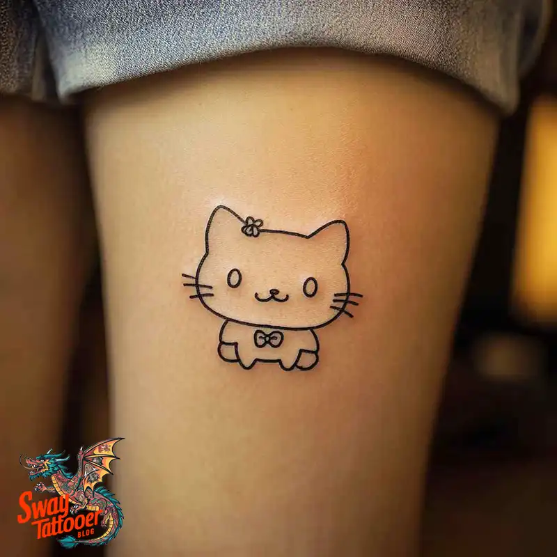 150 Hello Kitty Tattoo Ideas: Cute, Kawaii Designs & Meaning 107 Hello Kitty Tattoo