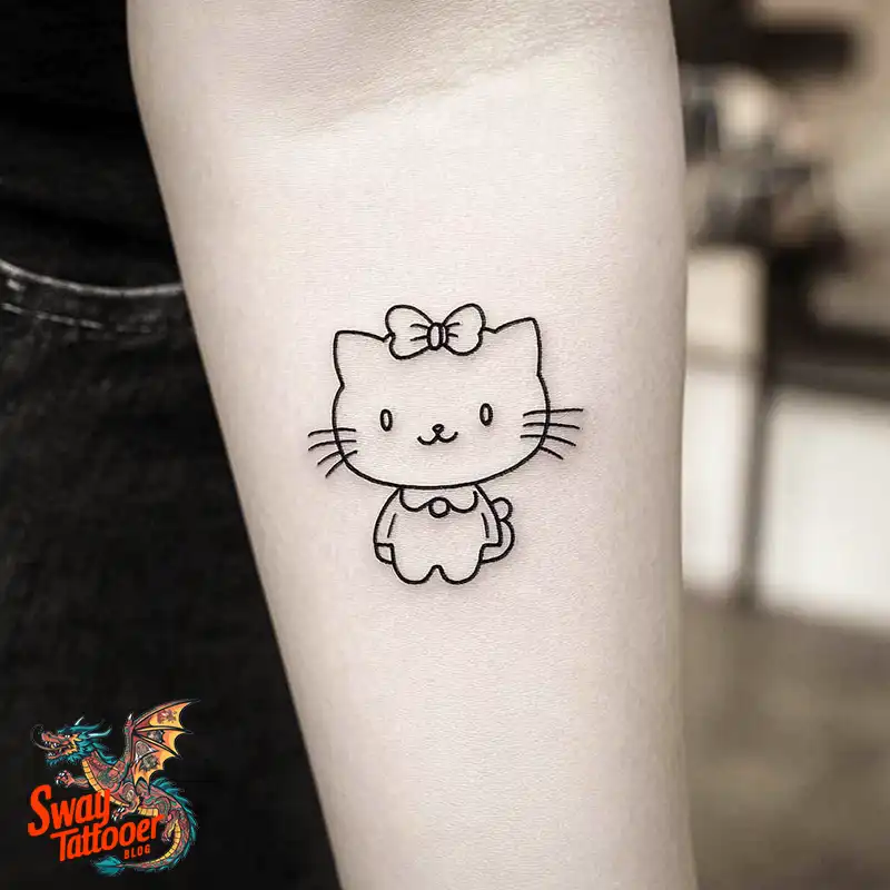 150 Hello Kitty Tattoo Ideas: Cute, Kawaii Designs & Meaning 105 Hello Kitty Tattoo